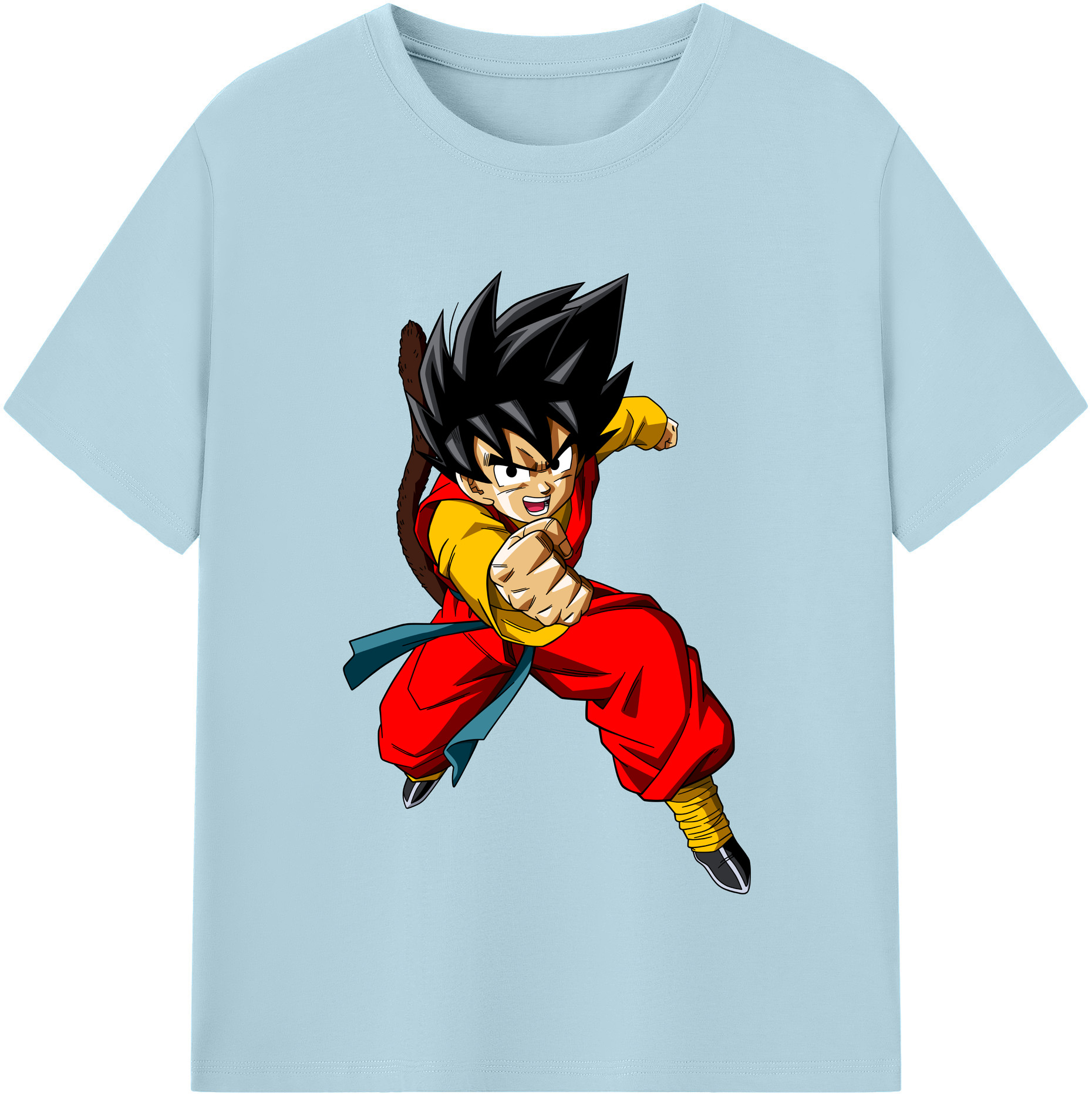 （画像用） ドラゴンボール 孫悟空（そん ごくう）Son Goku カカロット DRAGON BALL Kakarotto 綿100％半袖Tシャツ（フロントプリント）